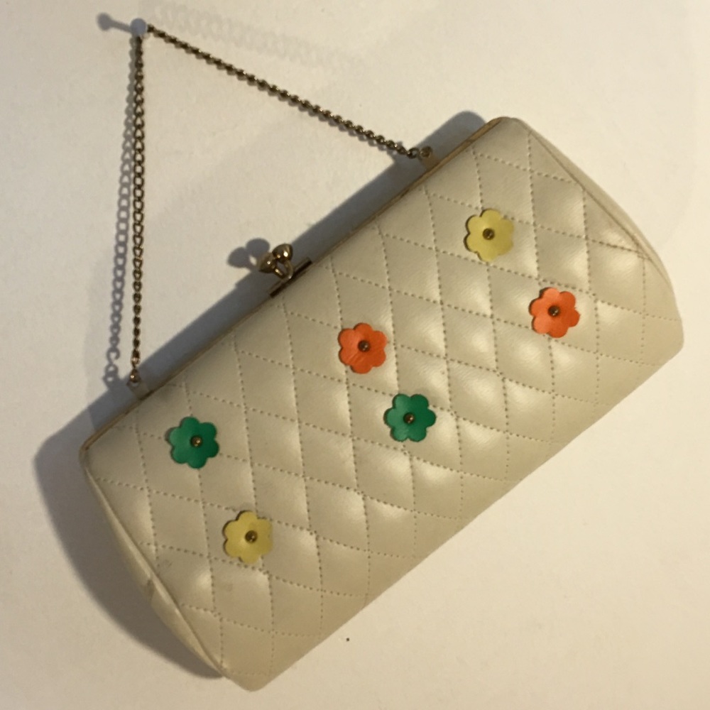 Vintage mini floral purse